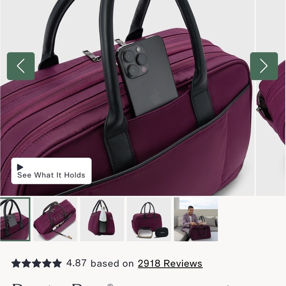 NWOT Nomad Lane Bento Bag - Venetian Violet - Picture 12 of 16